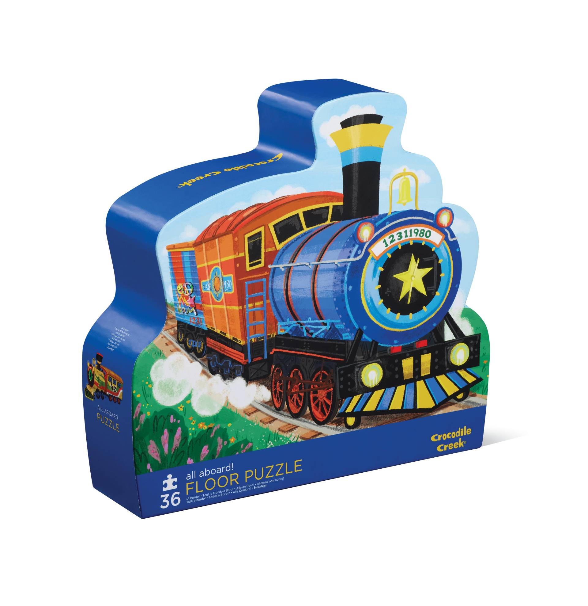 Crocodile Creek - CROCODILE Bodenpuzzle 36 Teile: Unterwegs Crocodile Creek - CROCODILE Bodenpuzzle 36 Teile: Unterwegs