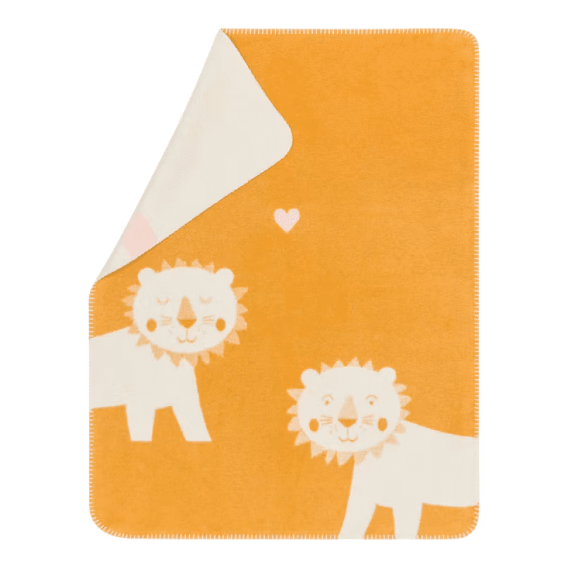 DF David Fussenegger - FUSSENEGGER MILA Babydecke Löwen gold 75/100 DF David Fussenegger - FUSSENEGGER MILA Babydecke Löwen gold 75/100