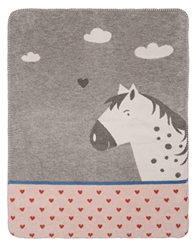 DF David Fussenegger - FUSSENEGGER MILA Babydecke Pferd schlamm 75/100 DF David Fussenegger - FUSSENEGGER MILA Babydecke Pferd schlamm 75/100