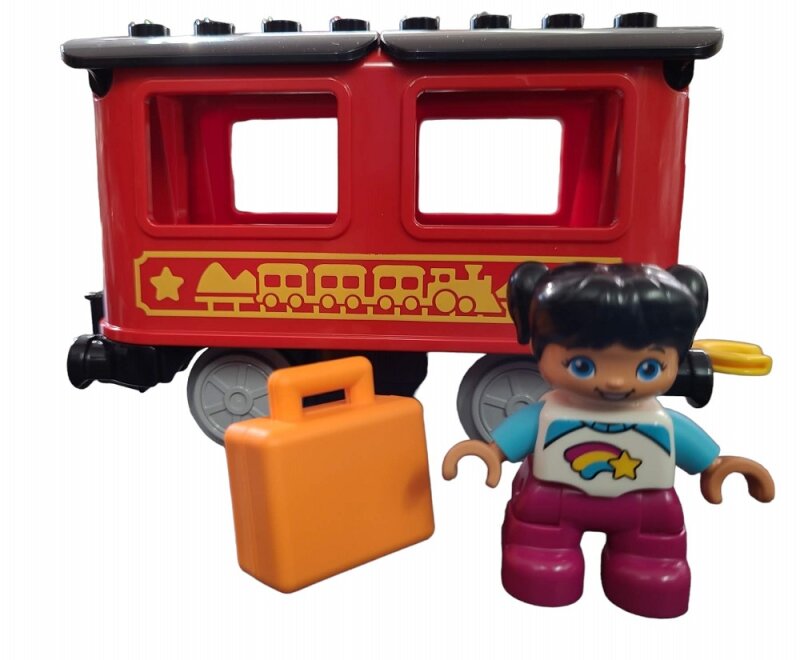 DUPLO® Passagierwaggon mit Passagierin