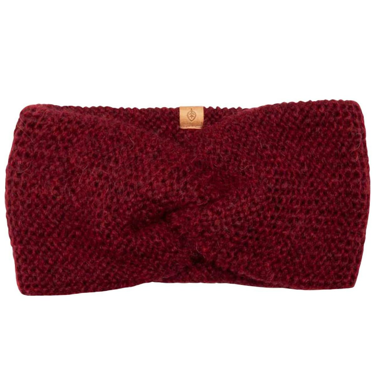 Damen Baby Alpakawolle Stirnband burgunderrot Damen Baby Alpakawolle Stirnband burgunderrot