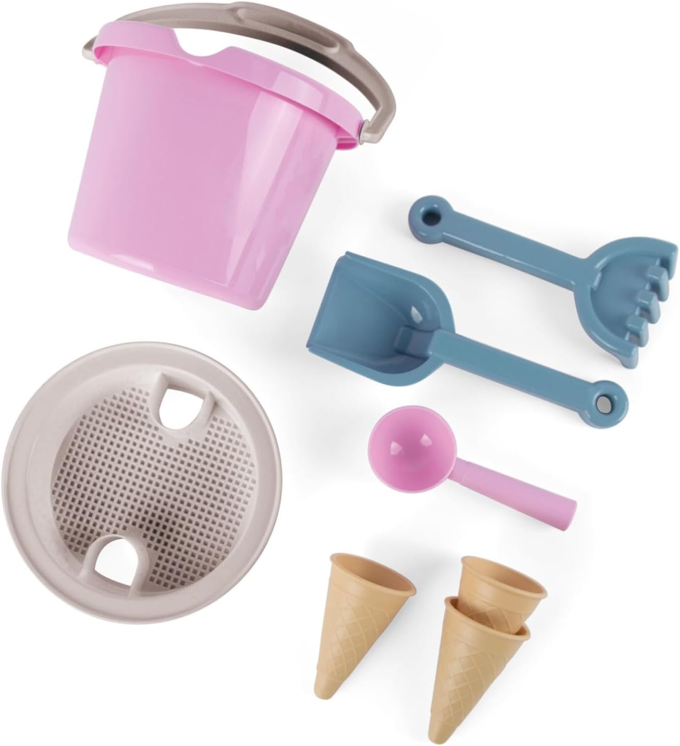Dantoy - Eimer und Eis Set im Netz, rosa Dantoy - Eimer und Eis Set im Netz, rosa