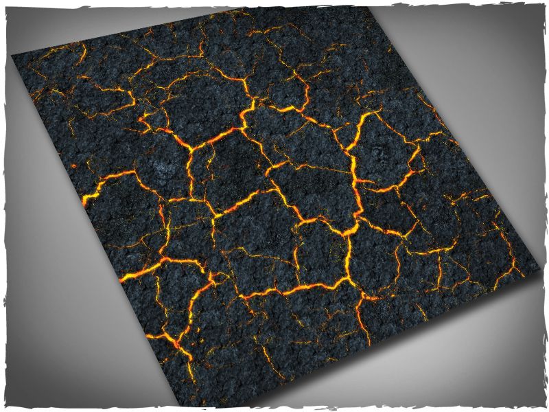 Deep Cut Studio Wargames Terrain Mat Inferno 4x4 Spielmatte Play Gamemat