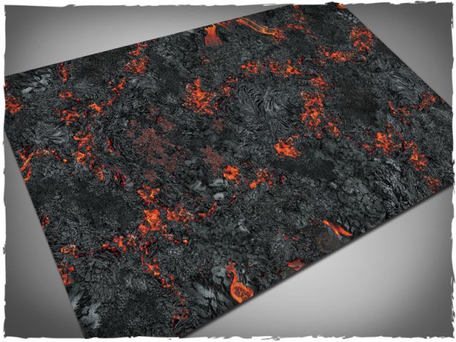 Deep Cut Studio Wargames Terrain Mat Realm of Fire 4x6 Spielmatte Play Gamemat