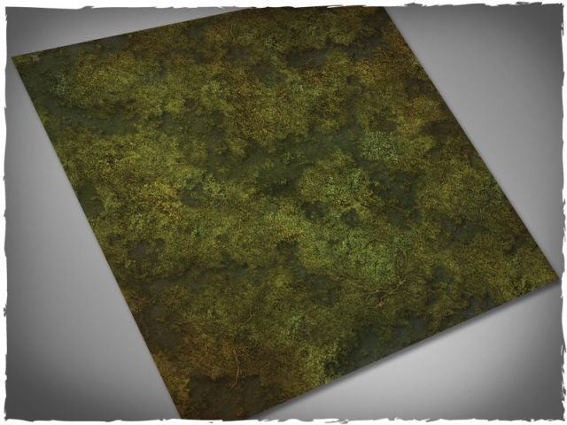 Deep Cut Studio Wargames Terrain Mat Swamp 4x4 Spielmatte Gamemat Field green