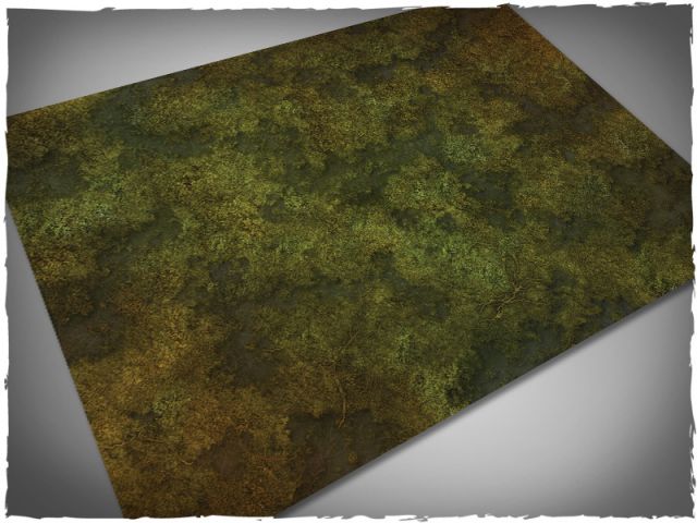 Deep Cut Studio Wargames Terrain Mat Swamp 4x6 Spielmatte Gamemat Field green