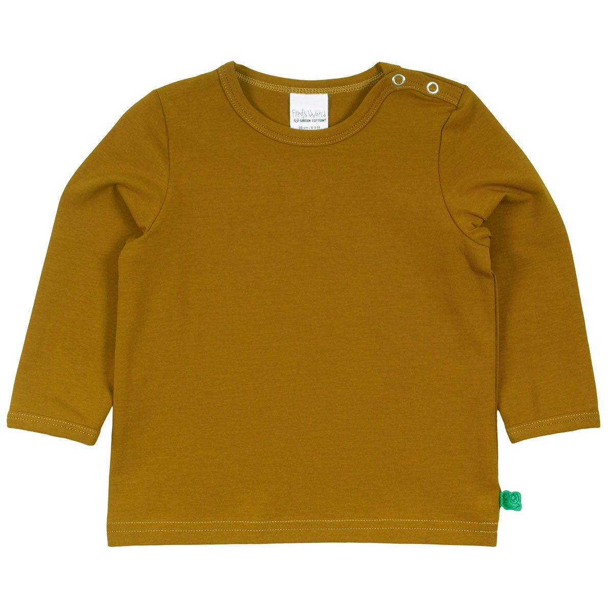 Dehnbares Basic Langarmshirt in safran 74 Dehnbares Basic Langarmshirt in safran 74