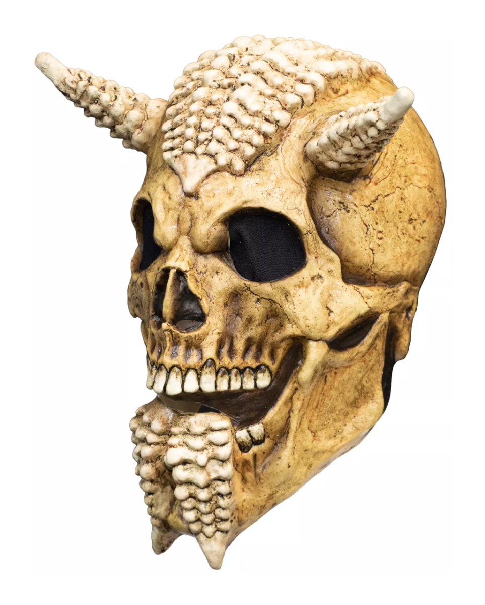 Demon Skull Maske mit Hörner