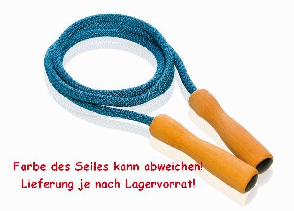 Diakonie Pfingstweid - Springseil für Körpergröße 140cm L200cm mit Buchengriffen Diakonie Pfingstweid - Springseil für Körpergröße 140cm L200cm mit Buchengriffen