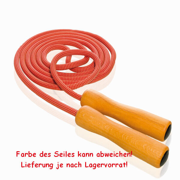 Diakonie Pfingstweid - Springseil für Körpergröße 200cm L310cm mit Buchengriffen Diakonie Pfingstweid - Springseil für Körpergröße 200cm L310cm mit Buchengriffen