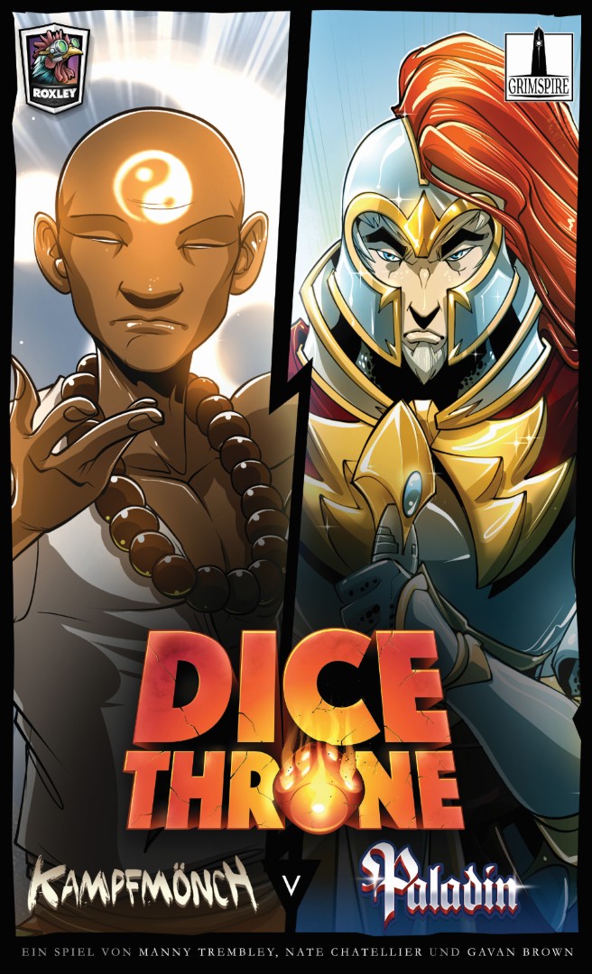 Dice Throne: Kampfm�nch vs. Paladin