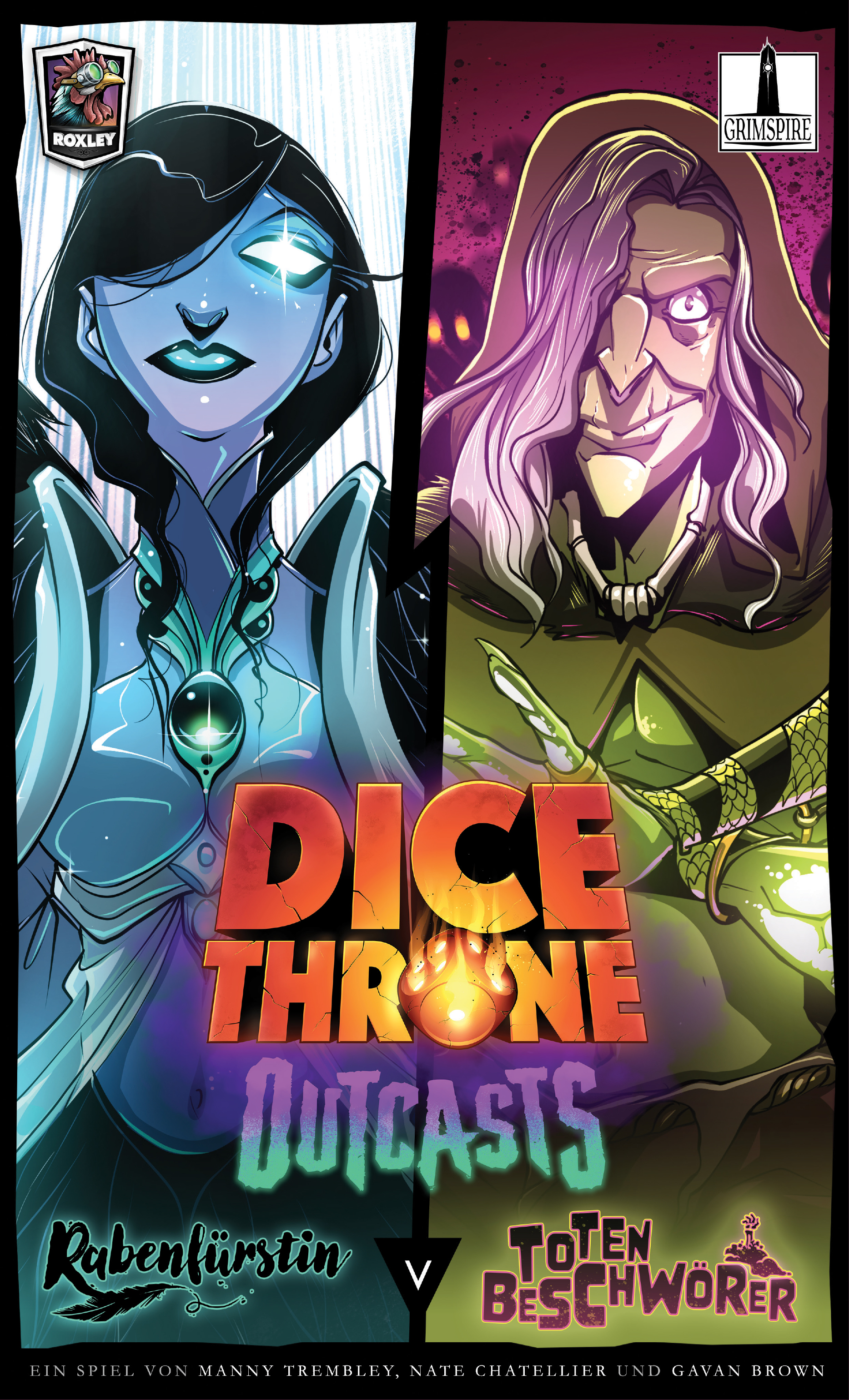 Dice Throne Outcasts: Rabenf�rstin vs. Totenbeschw�rer Dice Throne Outcasts: Rabenf�rstin vs. Totenbeschw�rer
