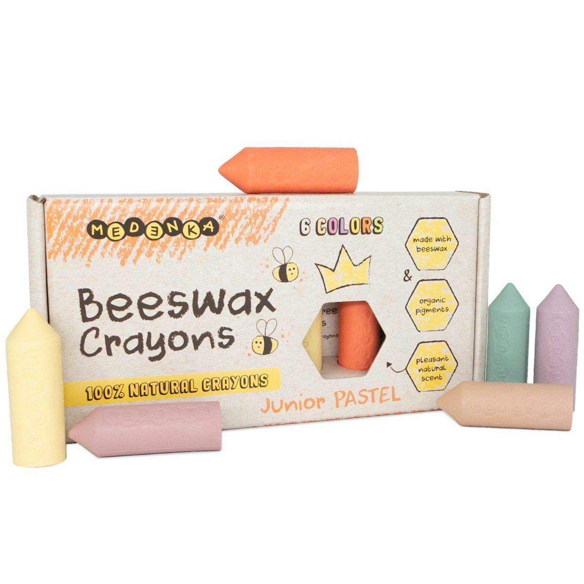 Dicke pastell Wachsmalstifte aus reinem Bienenwachs ab 1 Jahr Dicke pastell Wachsmalstifte aus reinem Bienenwachs ab 1 Jahr
