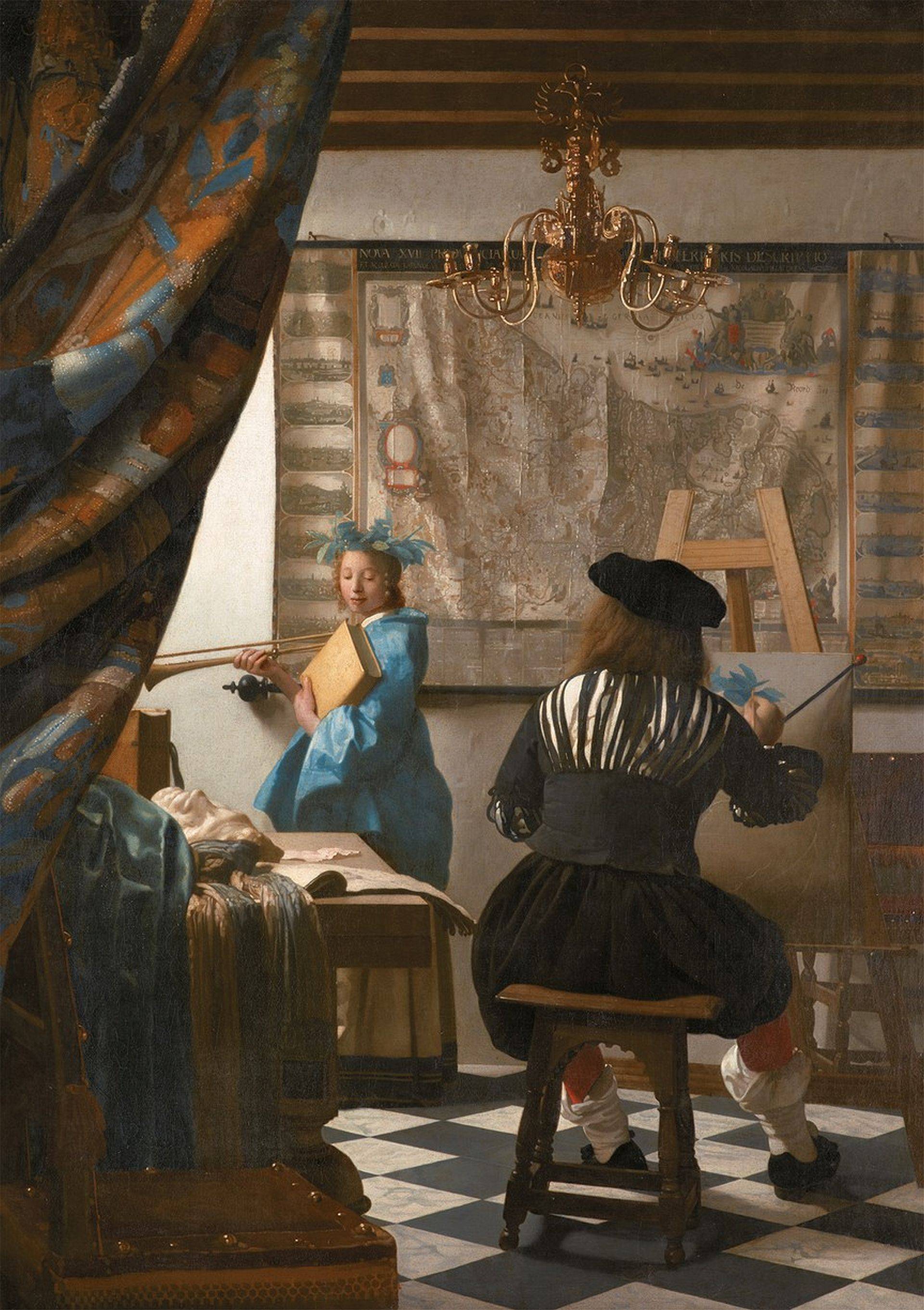 Die Malkunst, Vermeer van Delft