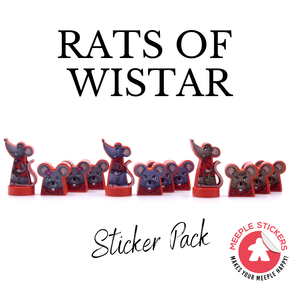 Die Ratten von Wistar - Stickerpack