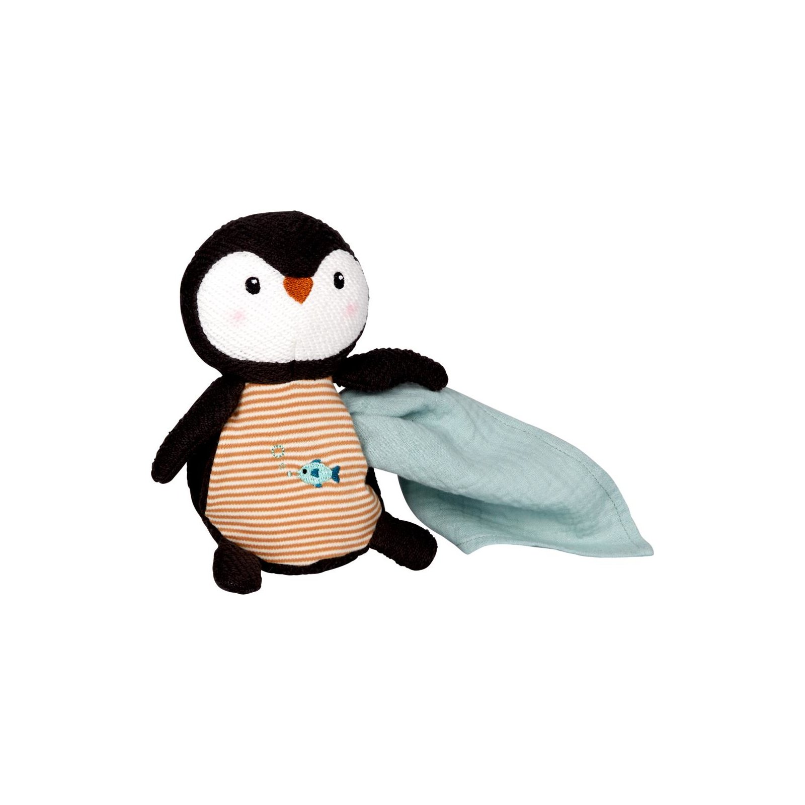 Die Spiegelburg - Kuscheltier mit Schnuffeltuch "Pinguin" Little Wonder (3)