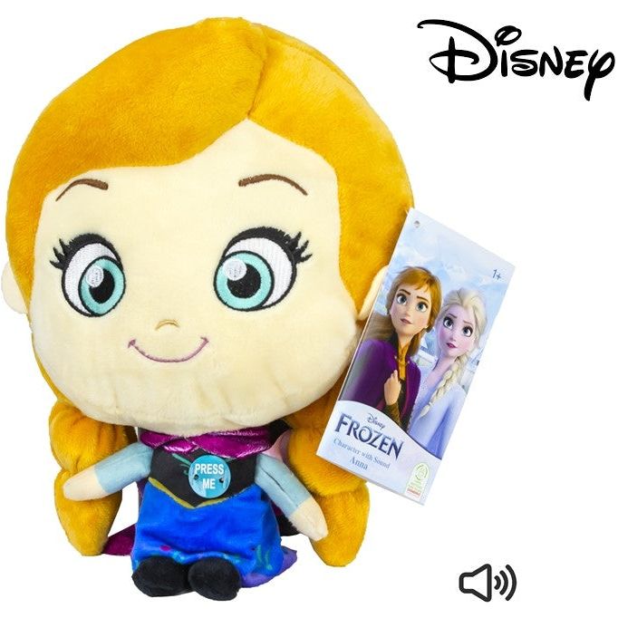 Disney Frozen Die Eiskönigin Plüsch Anna mit Sound 25cm