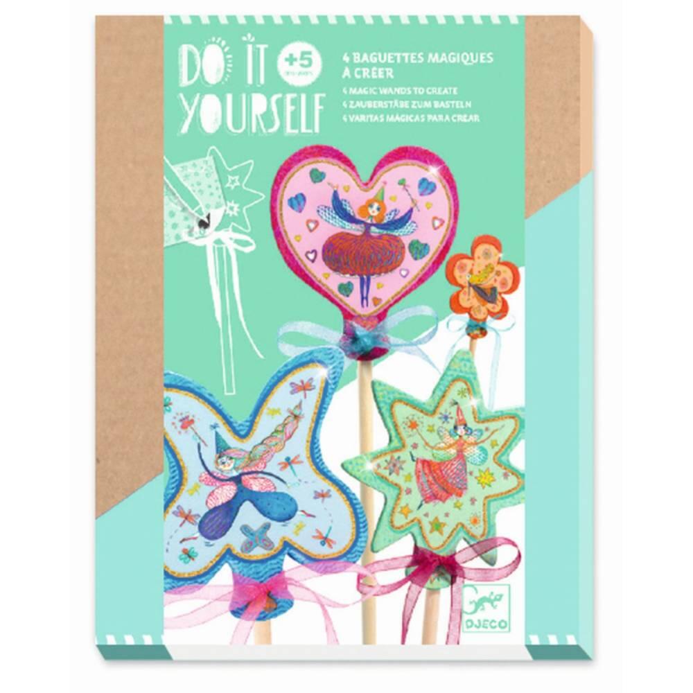 Djeco - Bastelset DIY Zauberstäbe Kleine Feen Djeco - Bastelset DIY Zauberstäbe Kleine Feen