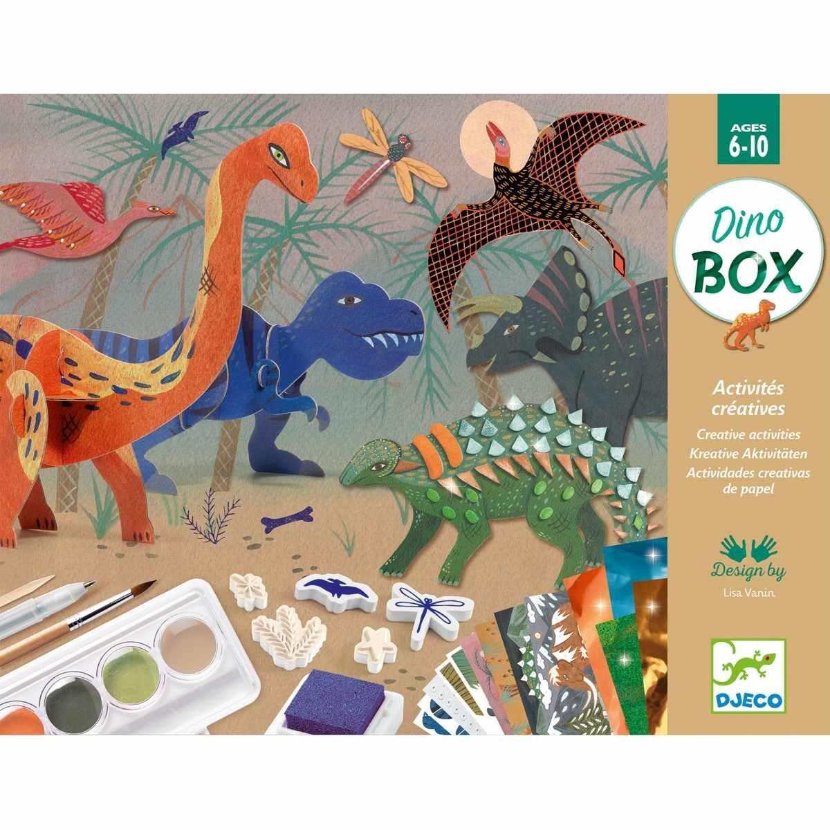 Djeco - Djeco – Multi-Activity Kit Welt der Dinosaurier Djeco - Djeco – Multi-Activity Kit Welt der Dinosaurier