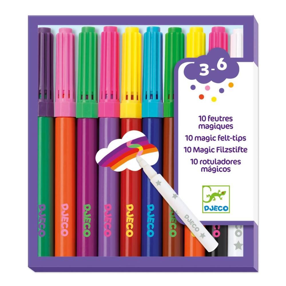 Djeco - Farben: 10 magische Filzstifte Djeco - Farben: 10 magische Filzstifte