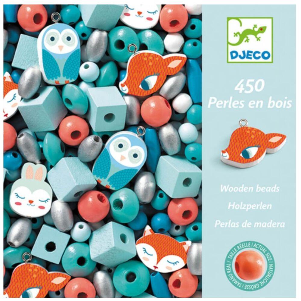 Djeco - Holzperlen Kleine Tiere Djeco - Holzperlen Kleine Tiere