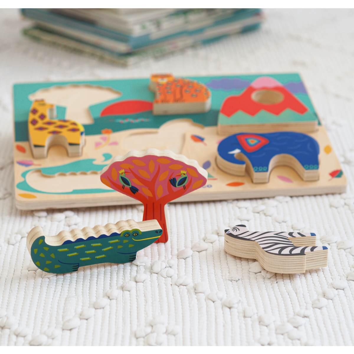 Djeco - Holzpuzzle Savana Djeco - Holzpuzzle Savana