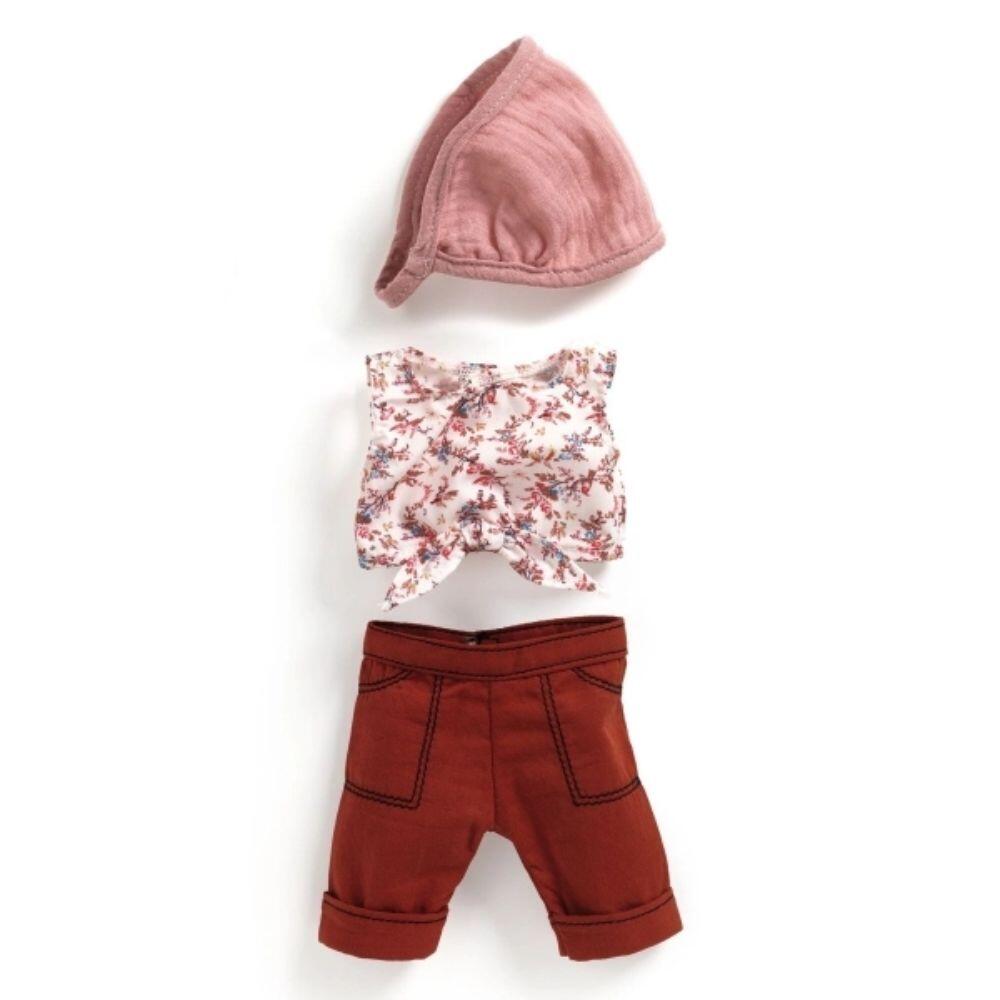 Djeco - POMEA Puppenkleidung Lovely Burgundy Djeco - POMEA Puppenkleidung Lovely Burgundy