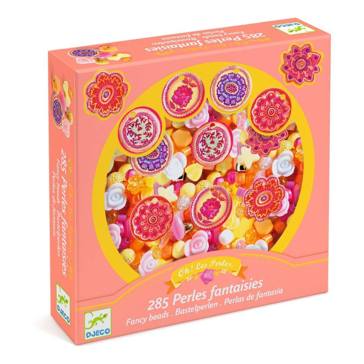 Djeco - Djeco - Perlen & Schmuck: Blumen - Kreativset Djeco - Djeco - Perlen & Schmuck: Blumen - Kreativset