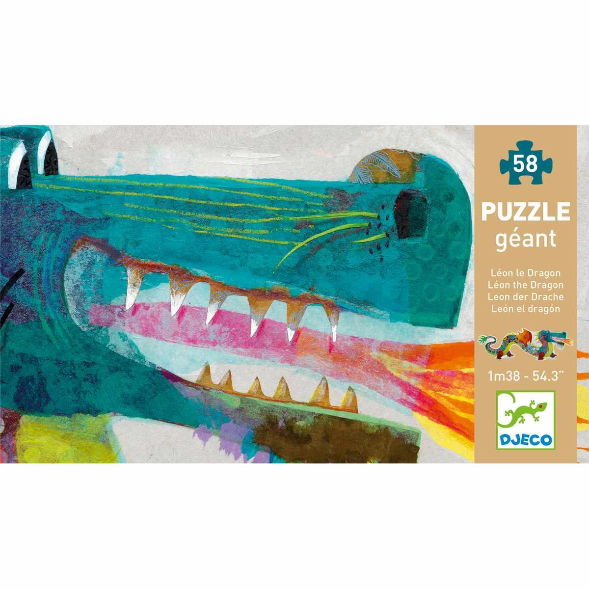 Djeco - Puzzle 58 / Bodenpuzzle Drache Djeco - Puzzle 58 / Bodenpuzzle Drache
