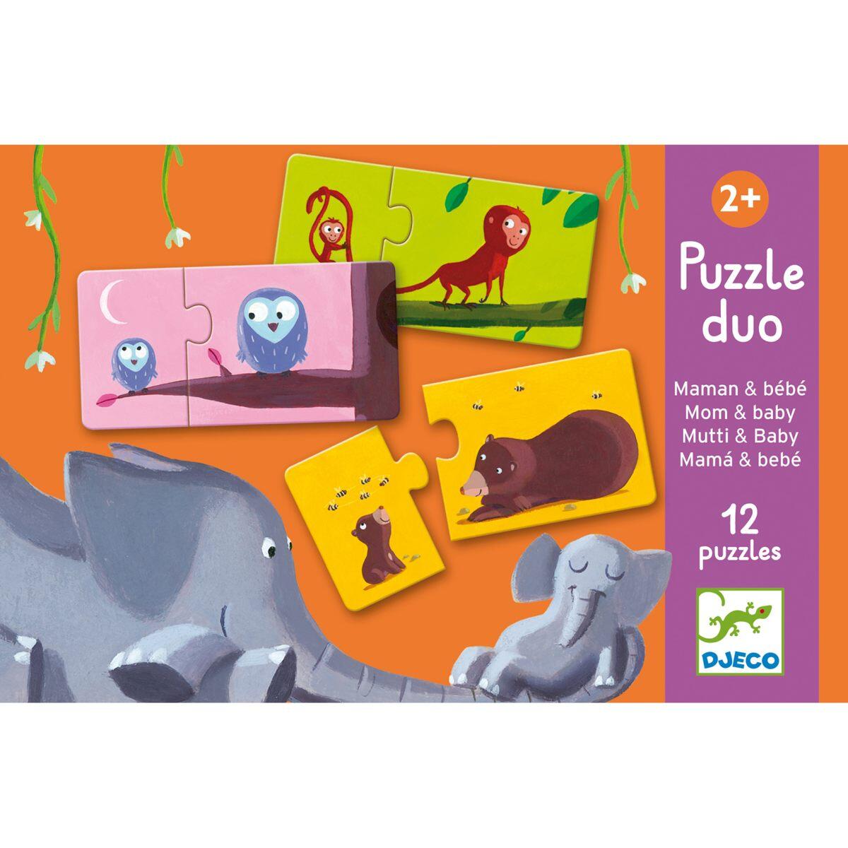 Djeco - Puzzle Duo Mami & Kind Lernspiel Djeco - Puzzle Duo Mami & Kind Lernspiel