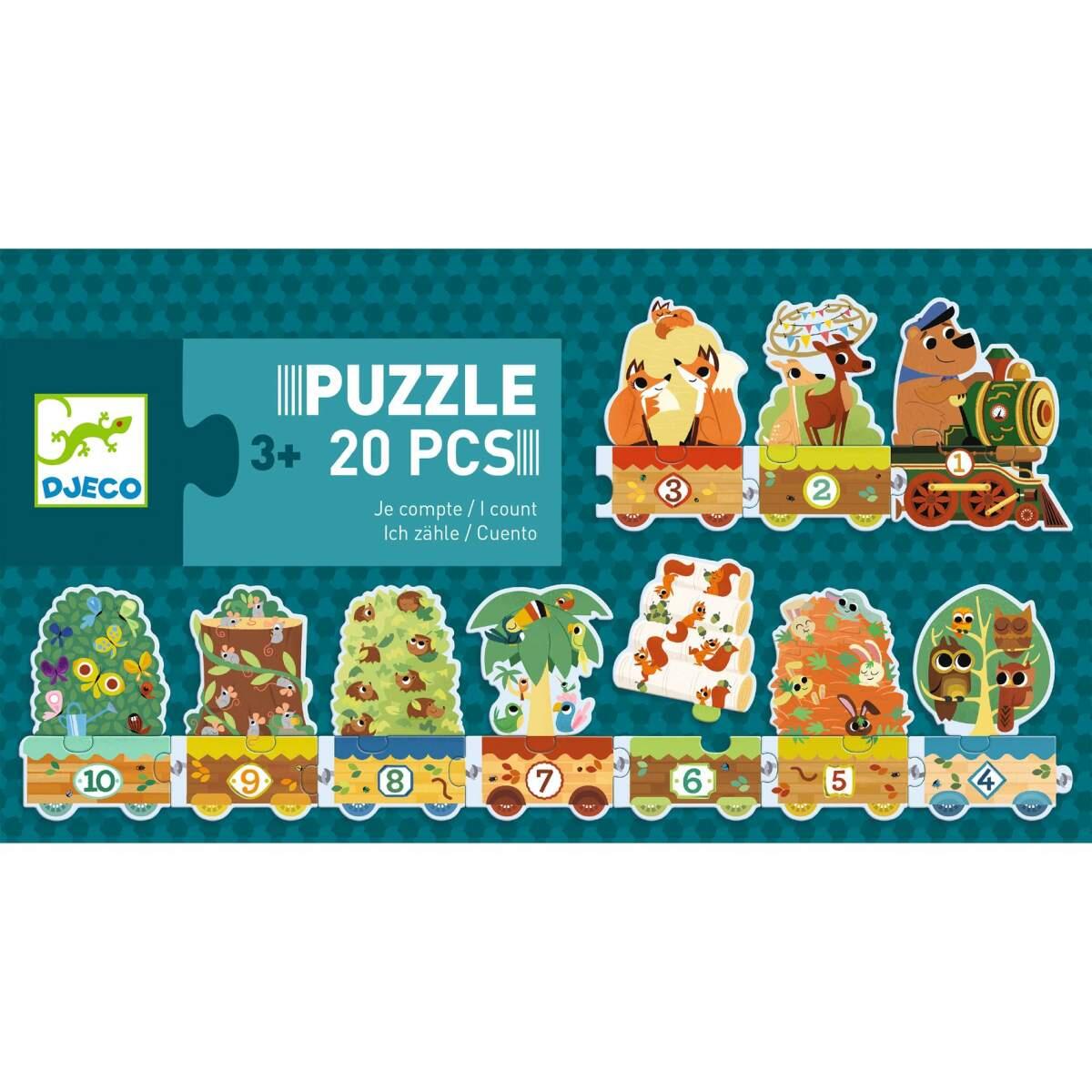 Djeco - Puzzle Zählen 20 Teile Djeco - Puzzle Zählen 20 Teile