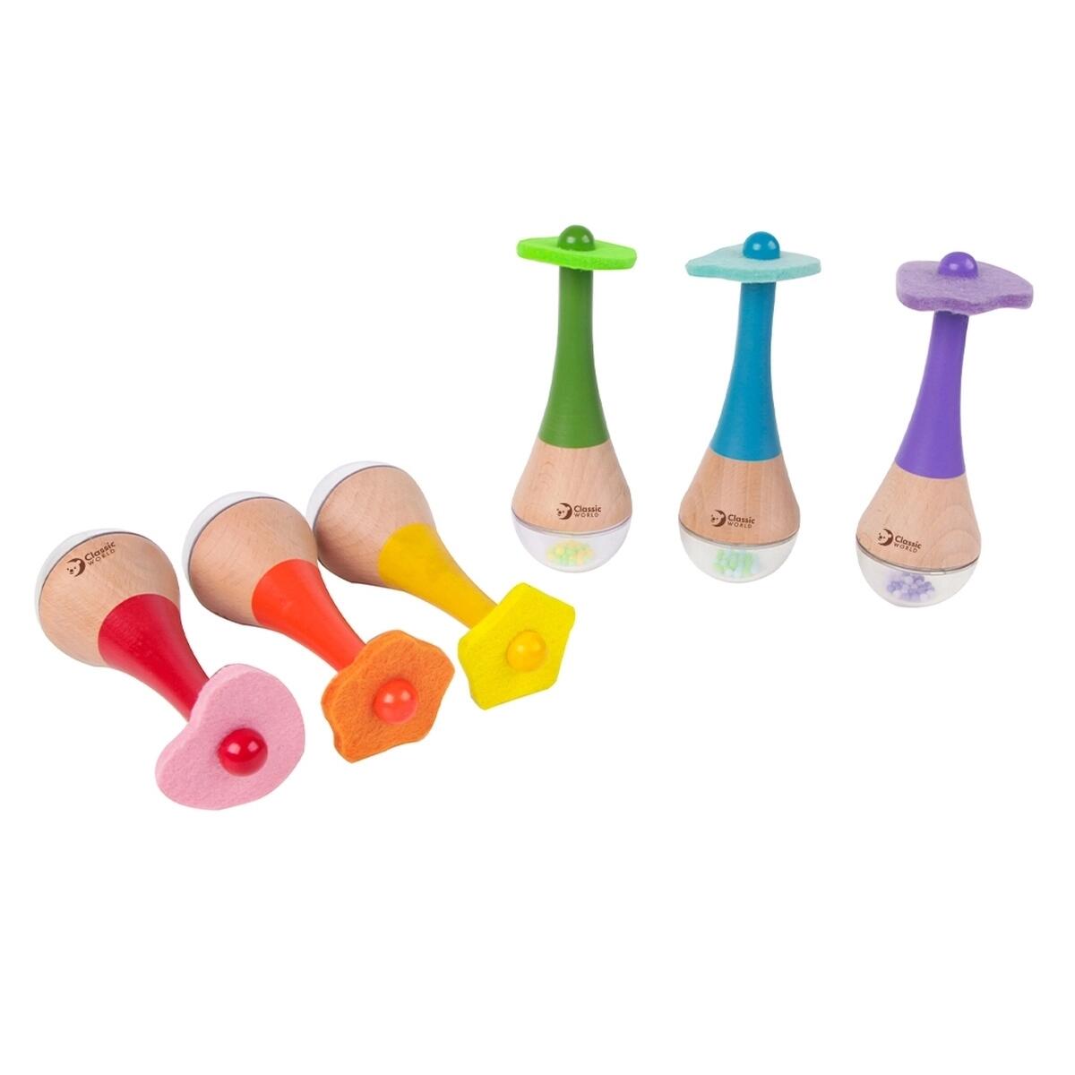 Djeco - Rassel Maracas / Regenbogen / 1 Stück/ kein Babyspielzeug ! Djeco - Rassel Maracas / Regenbogen / 1 Stück/ kein Babyspielzeug !