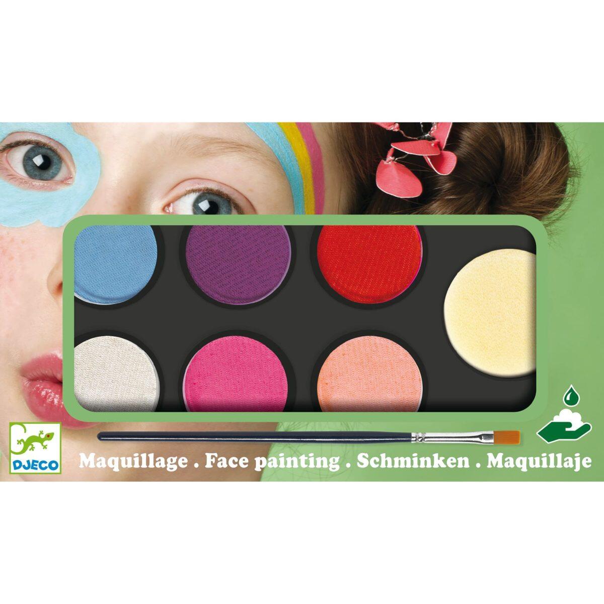 Djeco - Schminkpalette 6 Farben sweet Djeco - Schminkpalette 6 Farben sweet