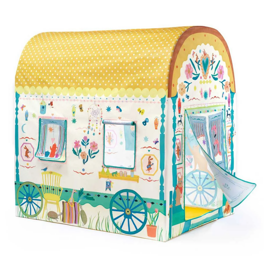 Djeco - Spielzelt Wohnwagen Djeco - Spielzelt Wohnwagen