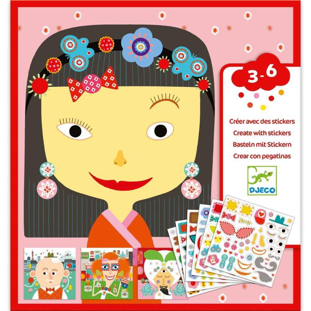 Djeco - Sticker Jeder ist anders Djeco - Sticker Jeder ist anders