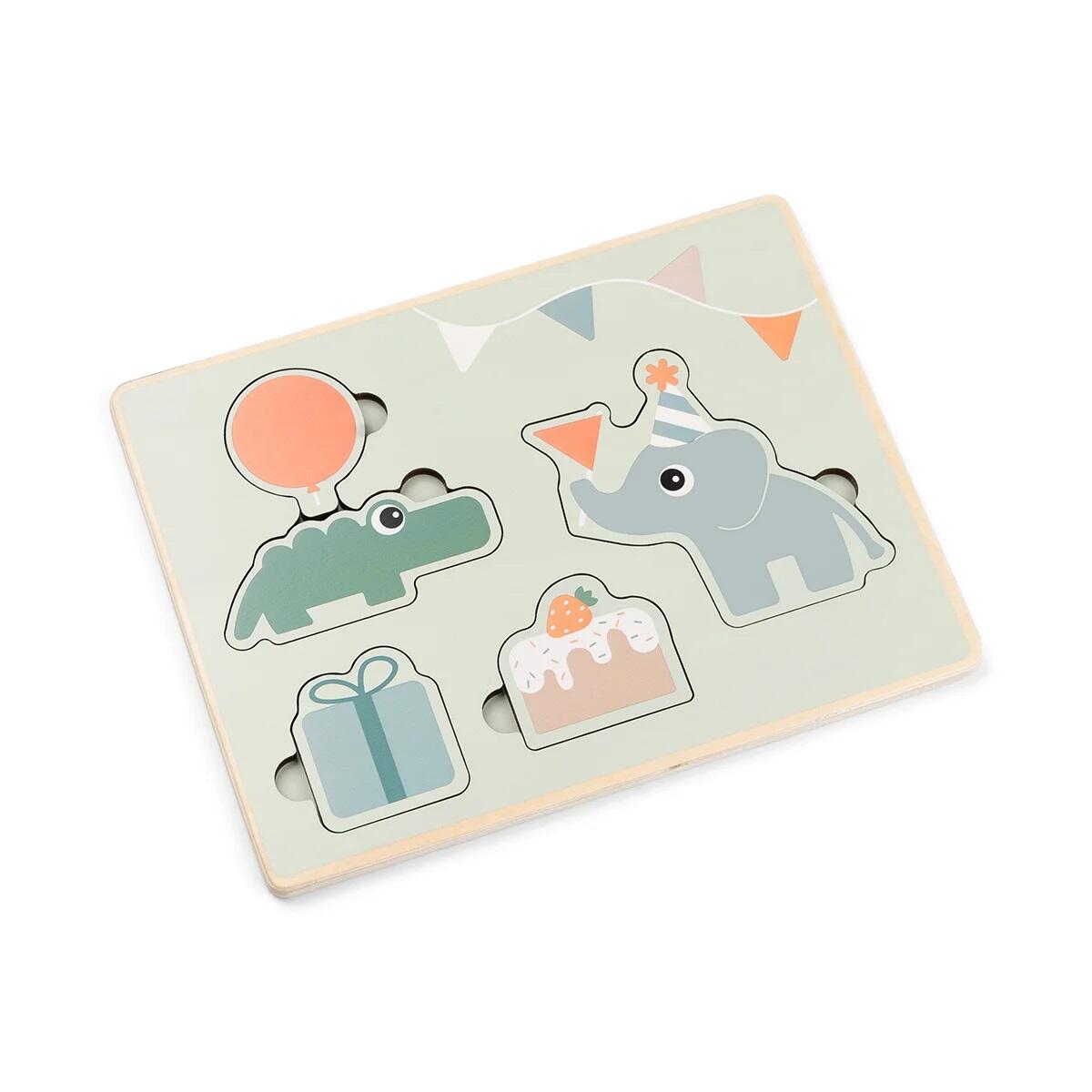 Done By Deer - Steckpuzzle Geburtstag Done By Deer - Steckpuzzle Geburtstag