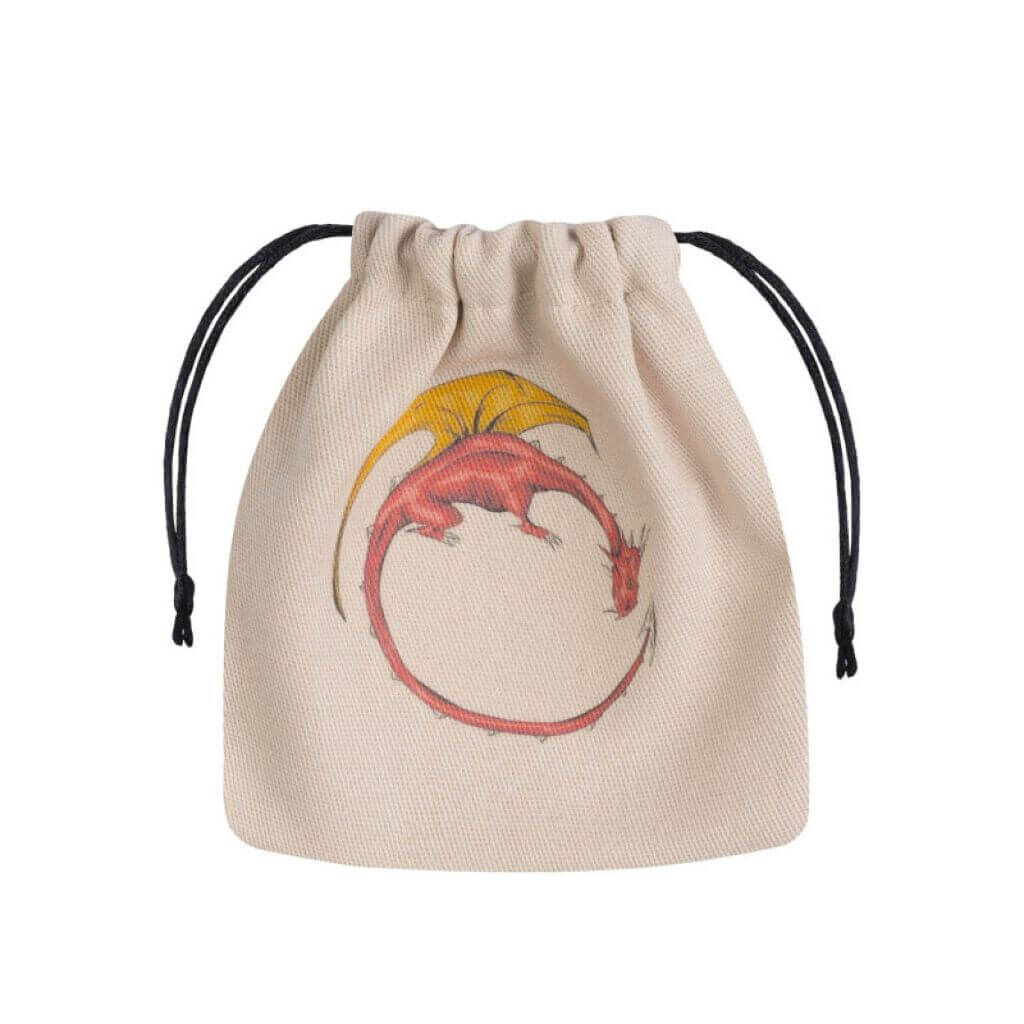 Drache Beige & multicolor Würfel Tasche