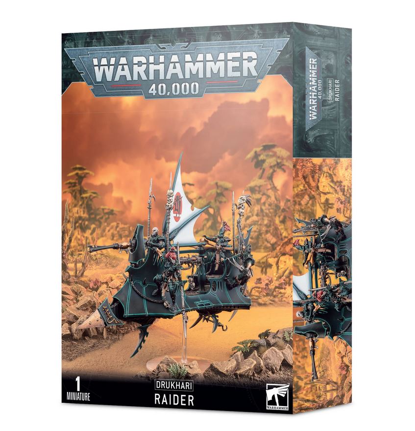 Drukhari Raider Games Workshop Warhammer 40.000 40k Dark Eldar Barke GW