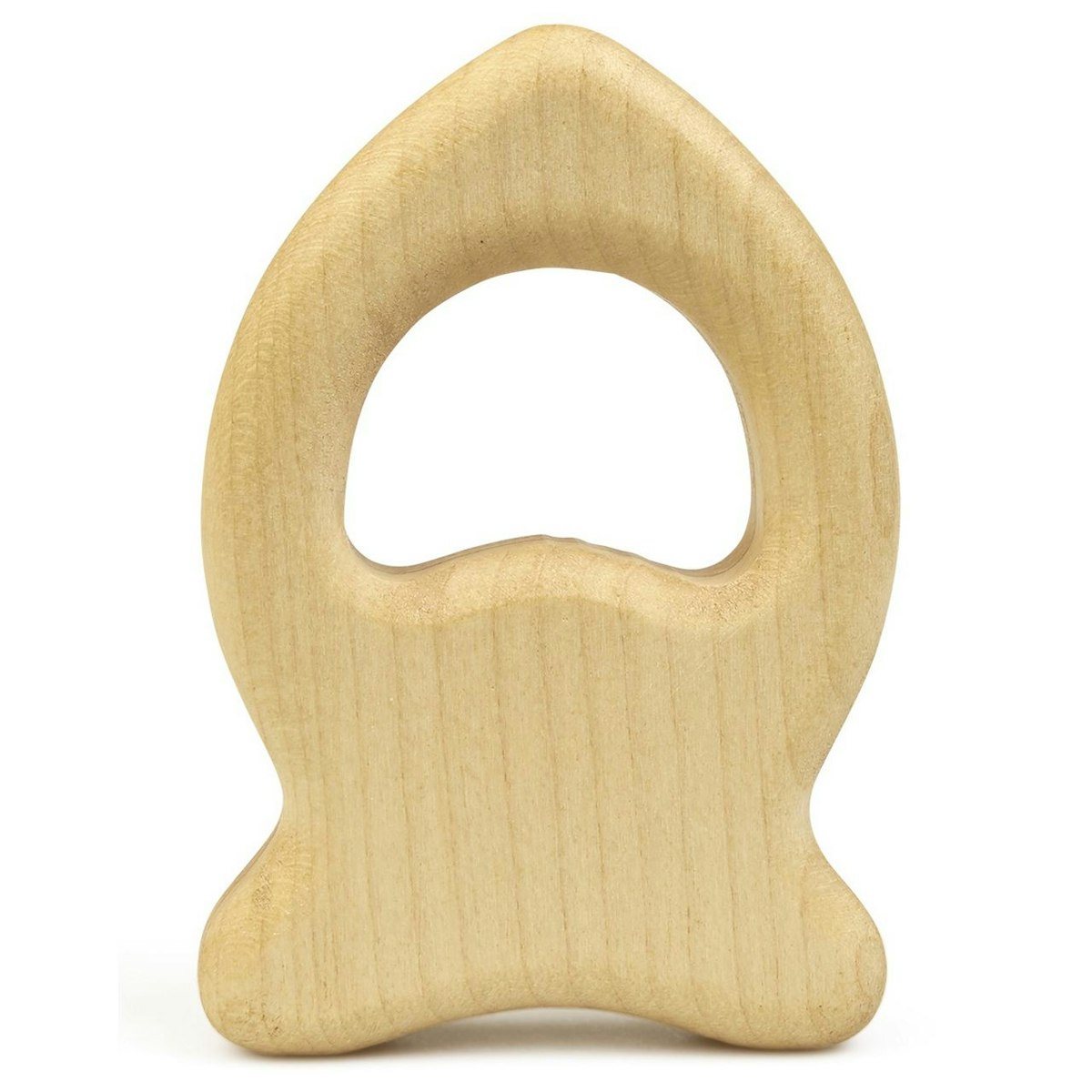 Edelstein Rassel aus Holz Edelstein Rassel aus Holz