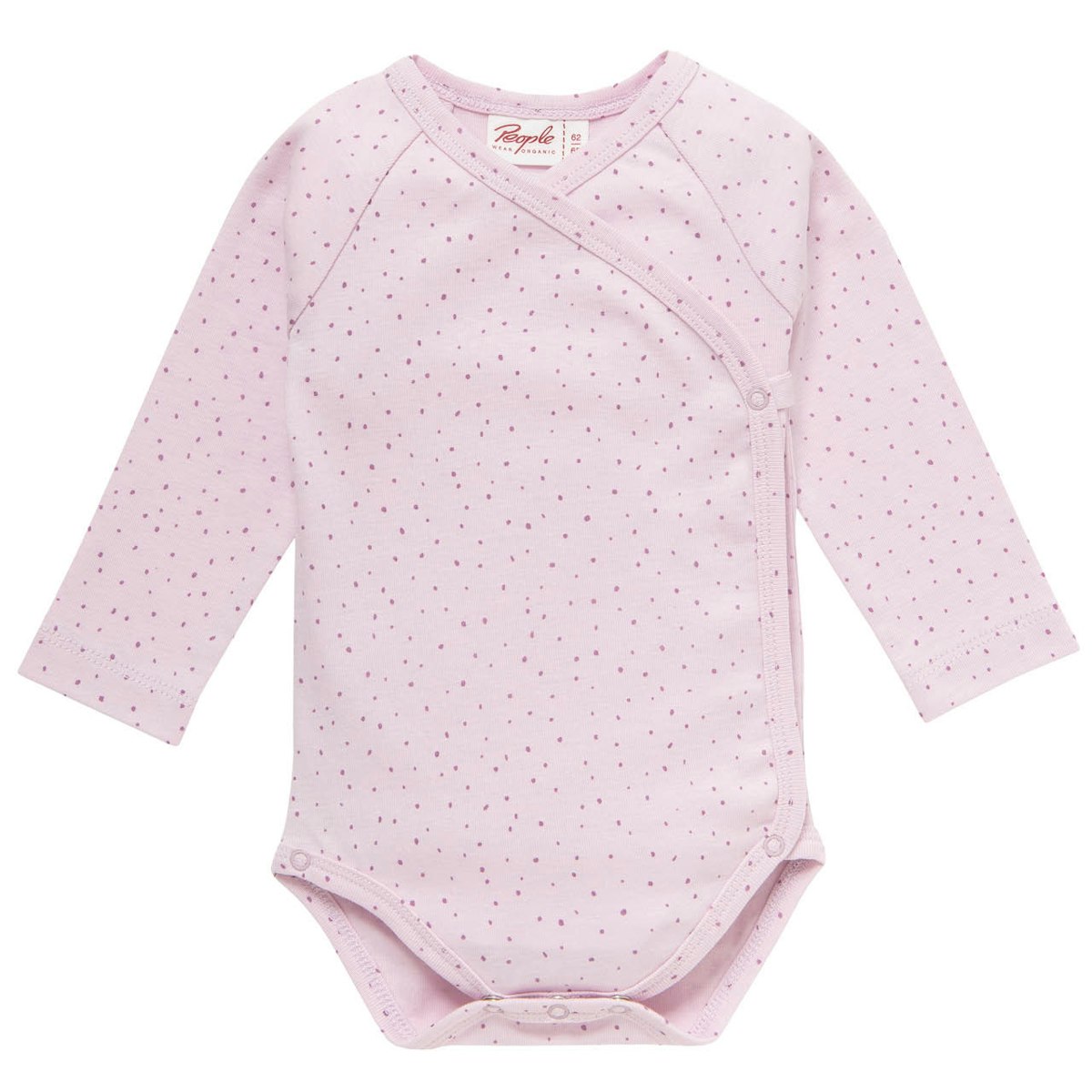 Edler Rippe Wickelbody rosa 86/92 Edler Rippe Wickelbody rosa 86/92