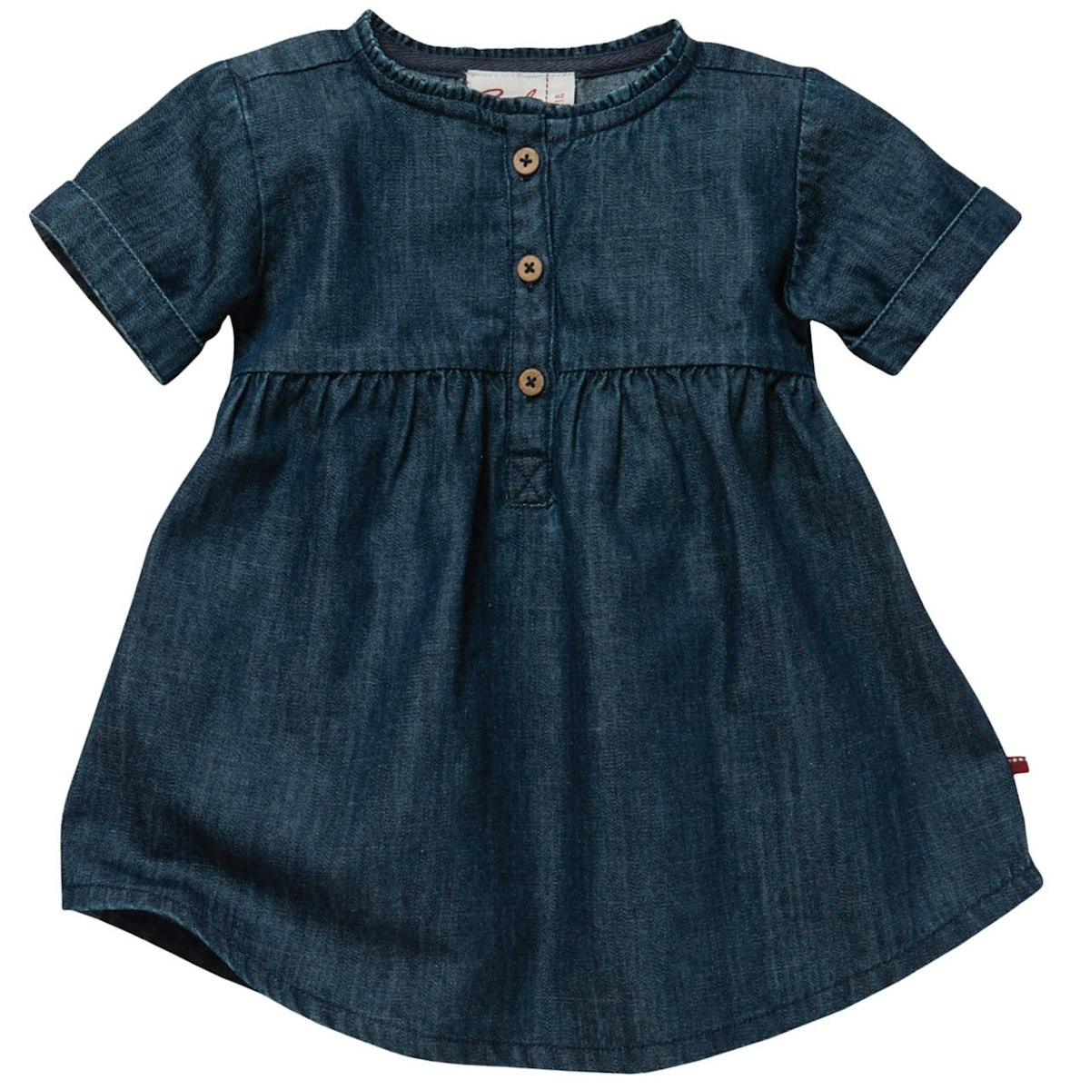 Edles Jeanskleid kurzarm jeansblau 104 Edles Jeanskleid kurzarm jeansblau 104