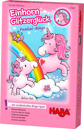 Einhorn Glitzergl�ck - Funkel-Bingo