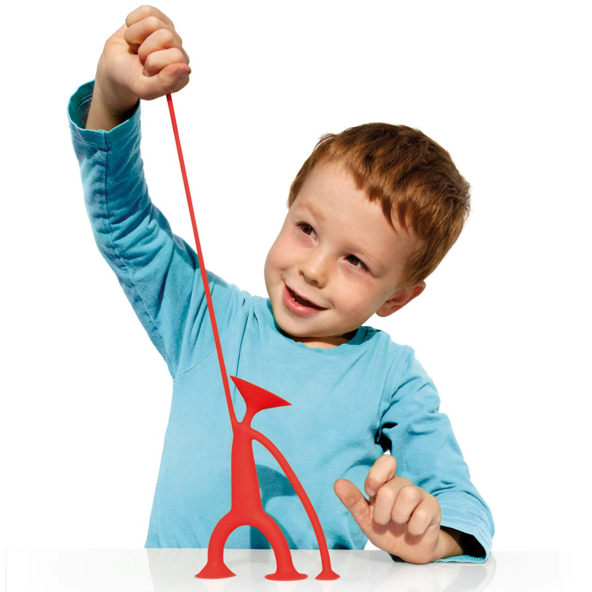 Elastische Spielfigur rot 13 cm ab 3 Jahren Elastische Spielfigur rot 13 cm ab 3 Jahren