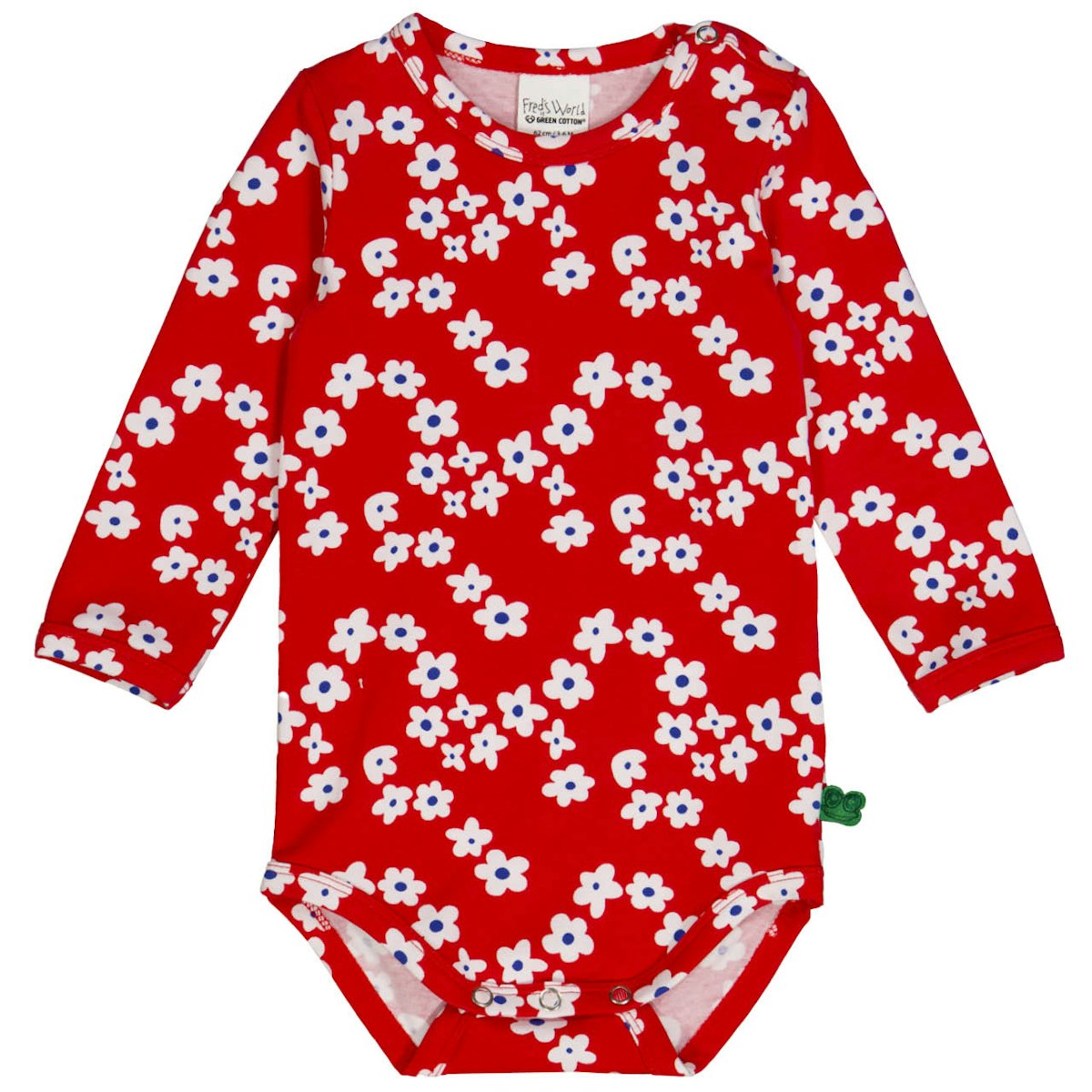 Elastischer Body langarm Blumen rot 68 Elastischer Body langarm Blumen rot 68