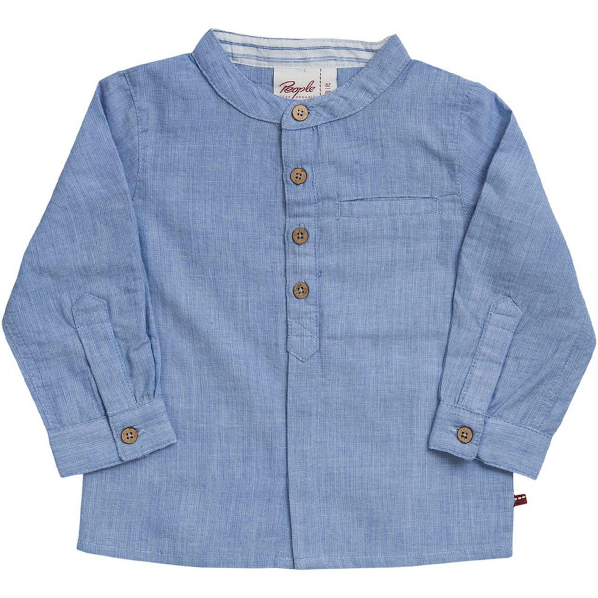 Elegantes Baby Hemd langarm blau 86/92 Elegantes Baby Hemd langarm blau 86/92