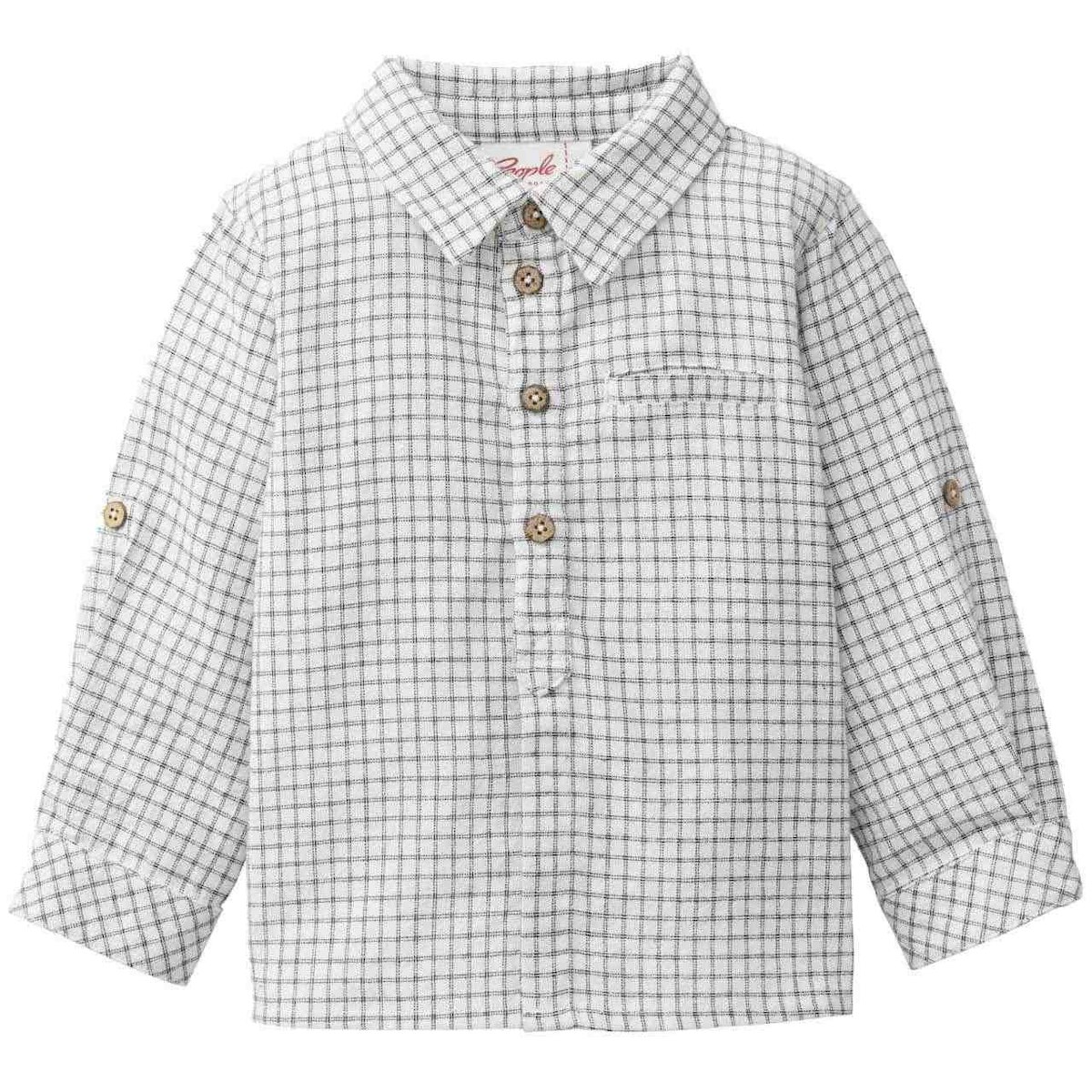 Elegantes Hemd weiß kariert 98/104 Elegantes Hemd weiß kariert 98/104