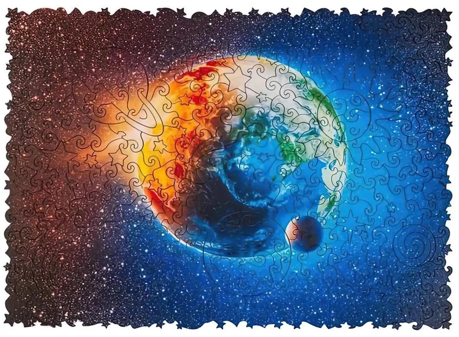 Elliot - Unidragon - Planet Earth M 31 x 33 cm, 250 Teile, Holz-Puzzle Elliot - Unidragon - Planet Earth M 31 x 33 cm, 250 Teile, Holz-Puzzle