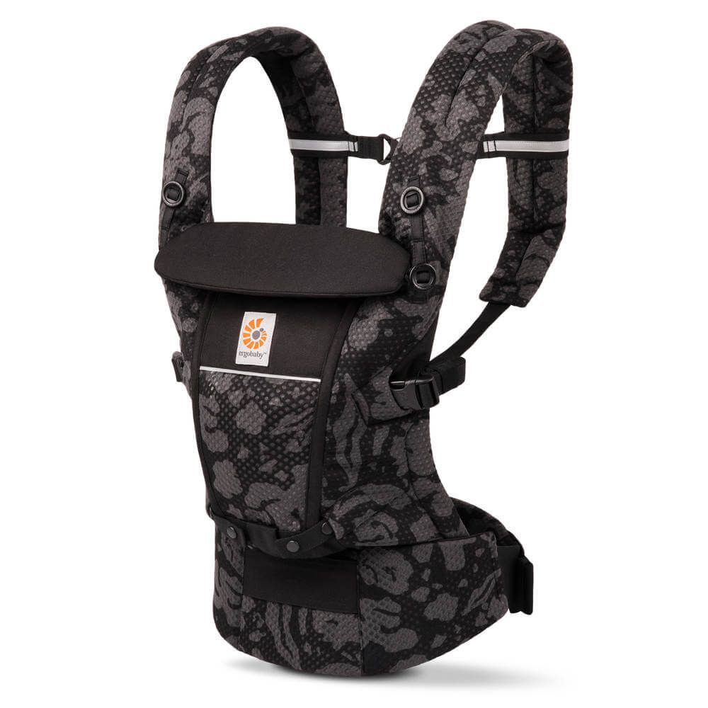 Ergobaby Adapt Soft Flex Mesh Onyx Blooms - Bauchtrage