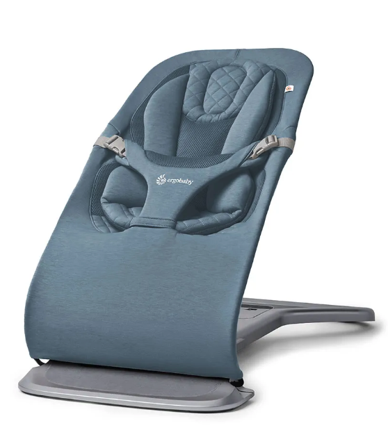 Ergobaby Evolve Bouncer Oxford Blue Ergobaby Evolve Bouncer Oxford Blue