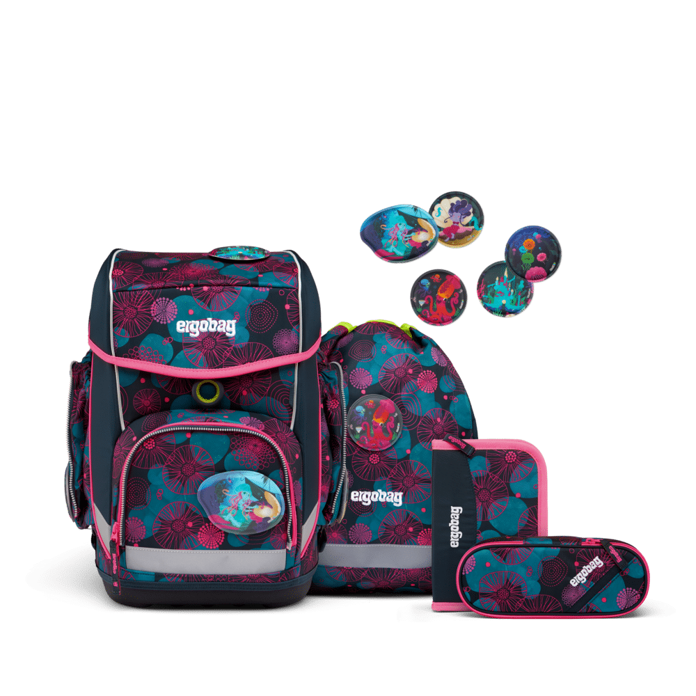 Ergobag - ergobag Schulranzen Set Korallbär Ergobag - ergobag Schulranzen Set Korallbär